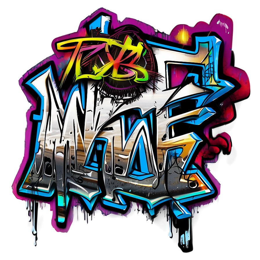 Wildstyle Graffiti Png 05032024 PNG