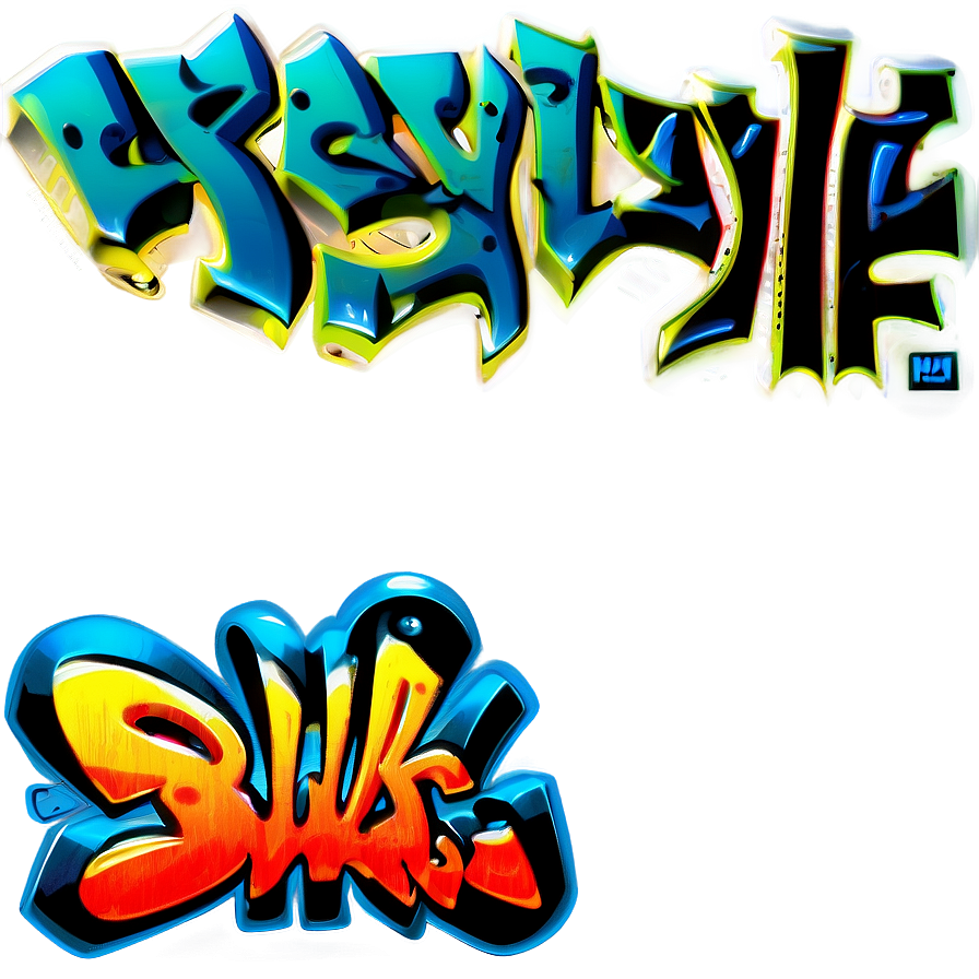 Wildstyle Graffiti Png Dit PNG
