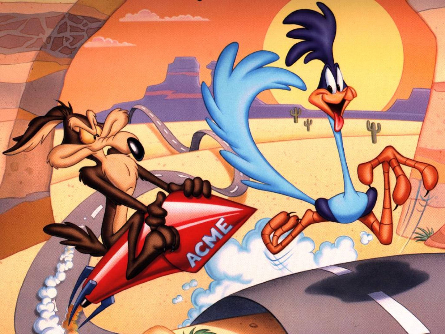 Wile E And Road Runner Wallpaper