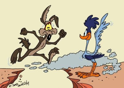 Wile E Coyote And Road Runner Cartoon Wallpaper
