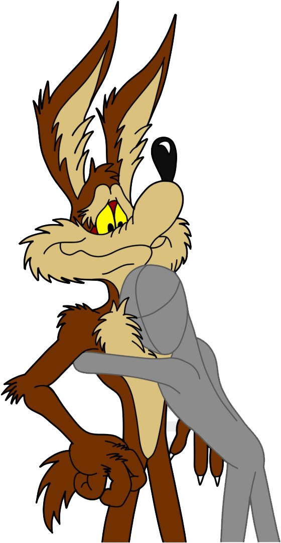 Wile E Coyote Animated Character PNG