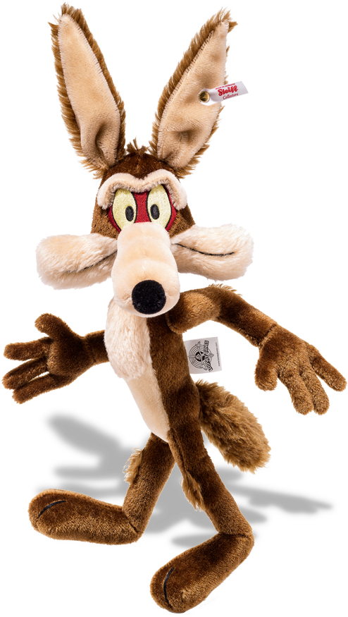 Wile E Coyote Plush Toy PNG
