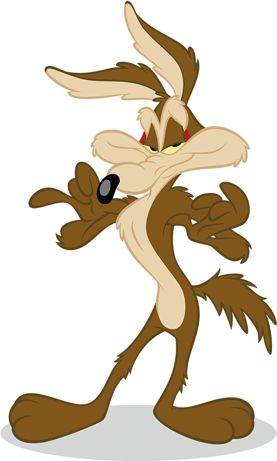 Wile E Coyote Standing Confident PNG