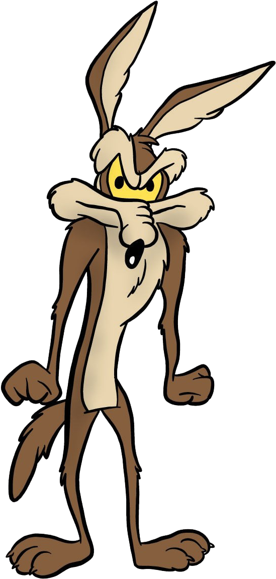 Wile E Coyote Standing PNG