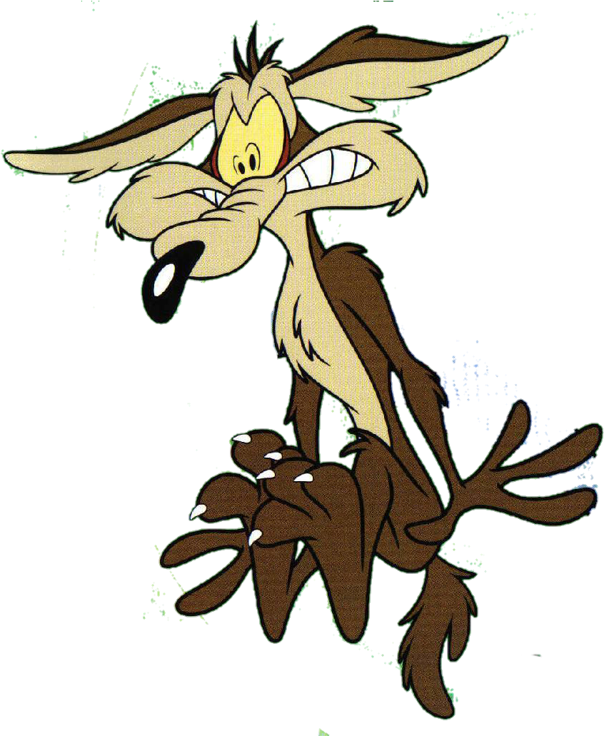 Wile_ E_ Coyote_ Cartoon_ Character PNG