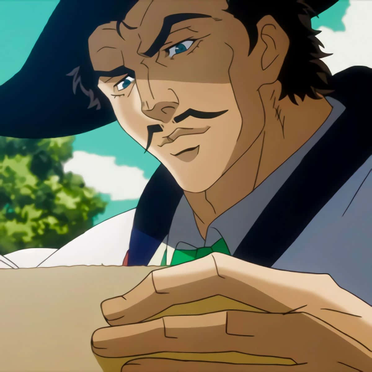 Will A Zeppeli Anime Portret Achtergrond