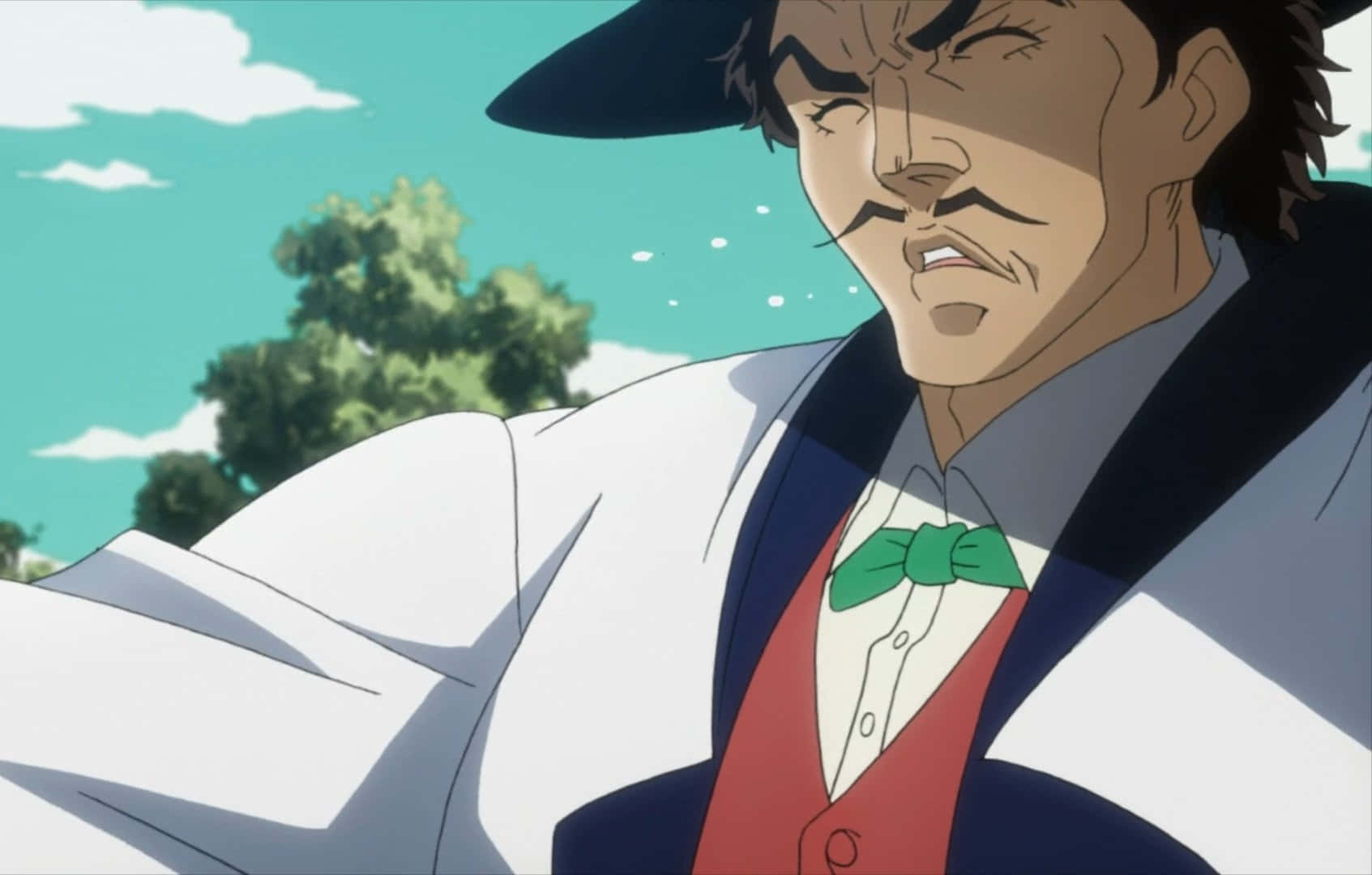 Will A Zeppeli Anime Portret Achtergrond