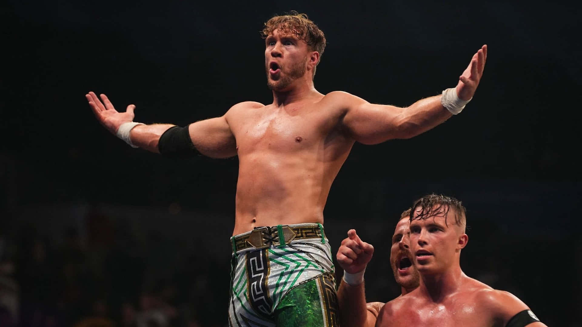 Will Ospreay In Boxing Stage Wallpaper