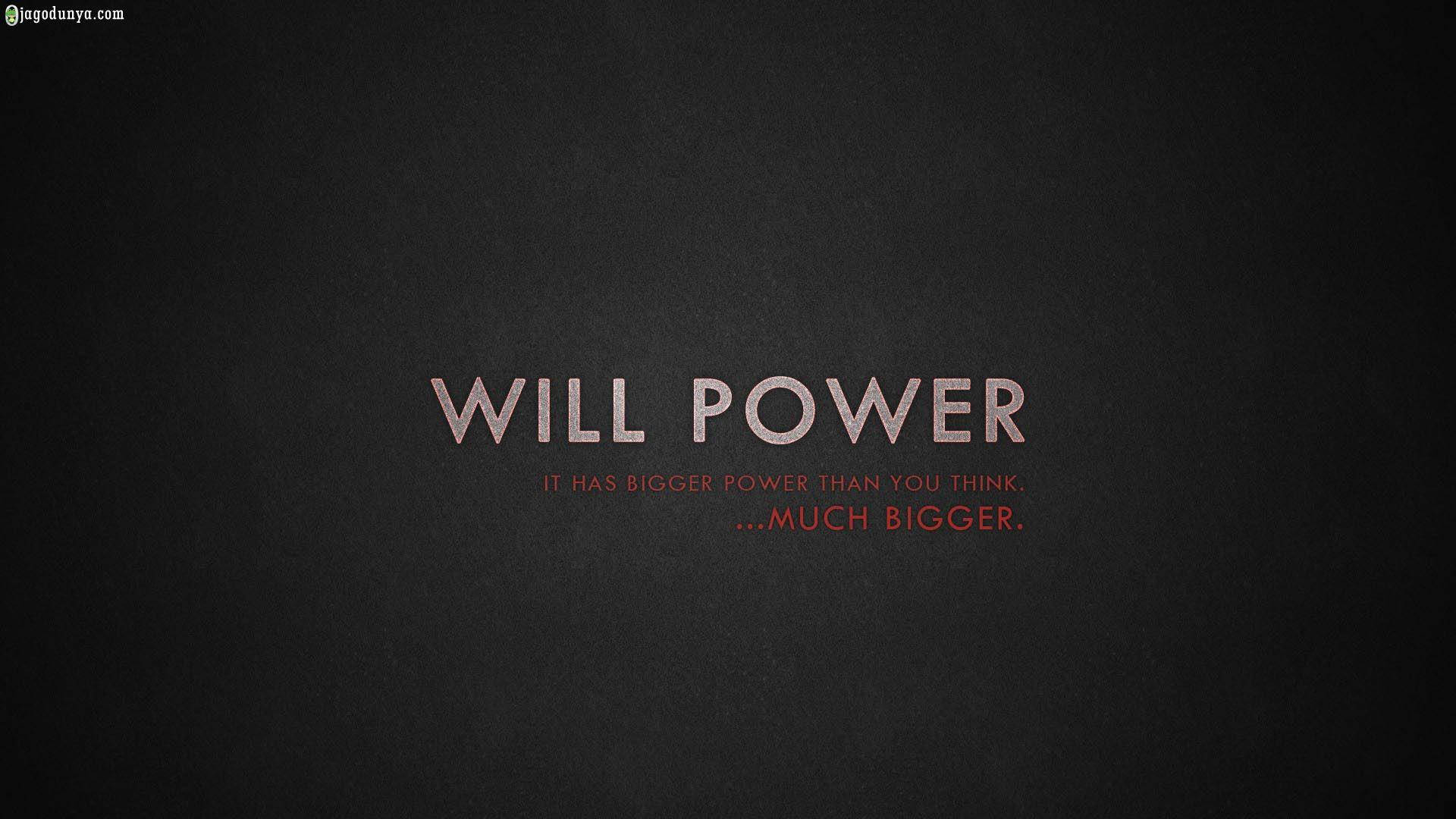 Will Power Motiverende Hd Citat Wallpaper