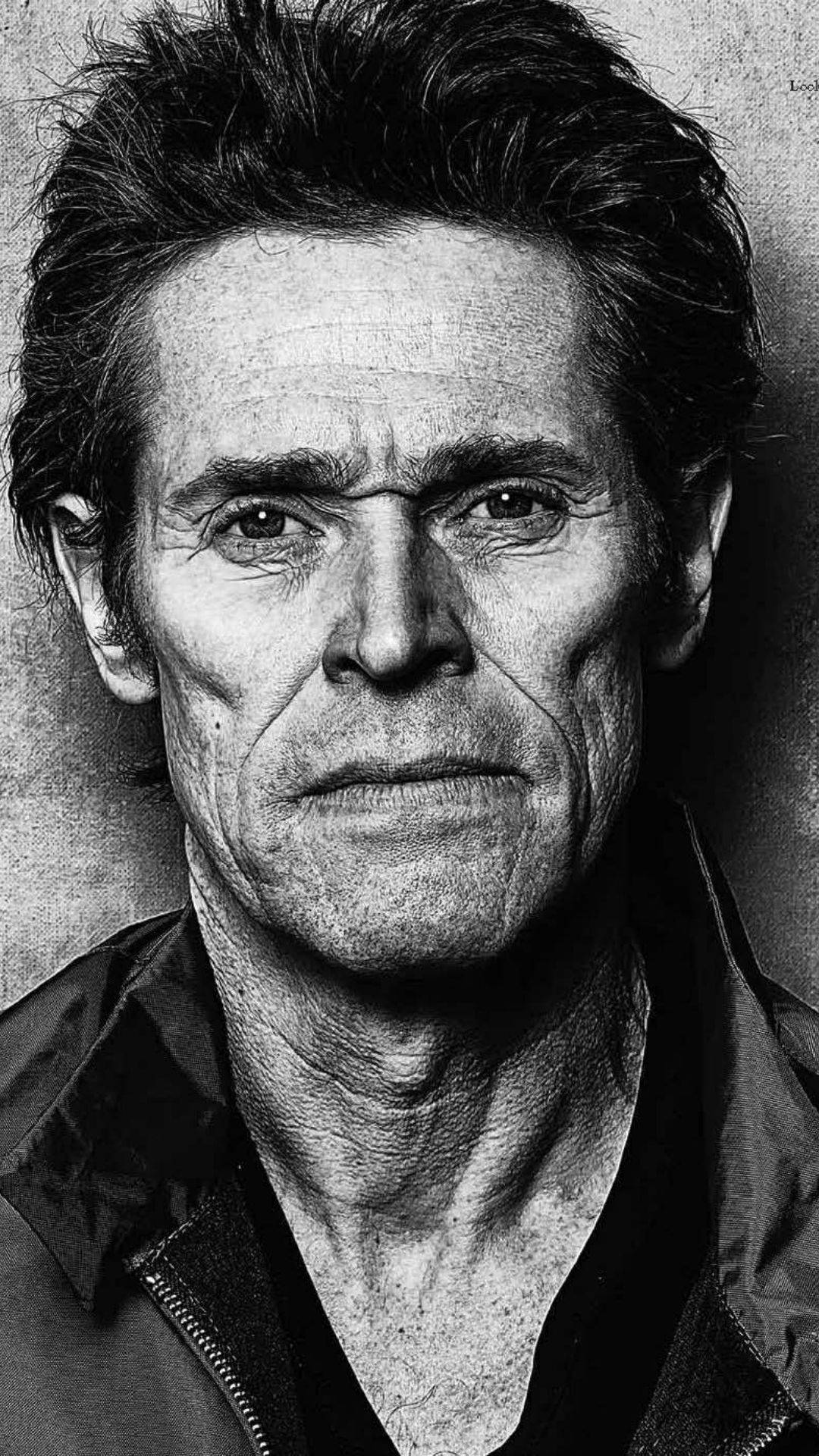 Actor Willem Dafoe Immersed in His Character Wallpaper