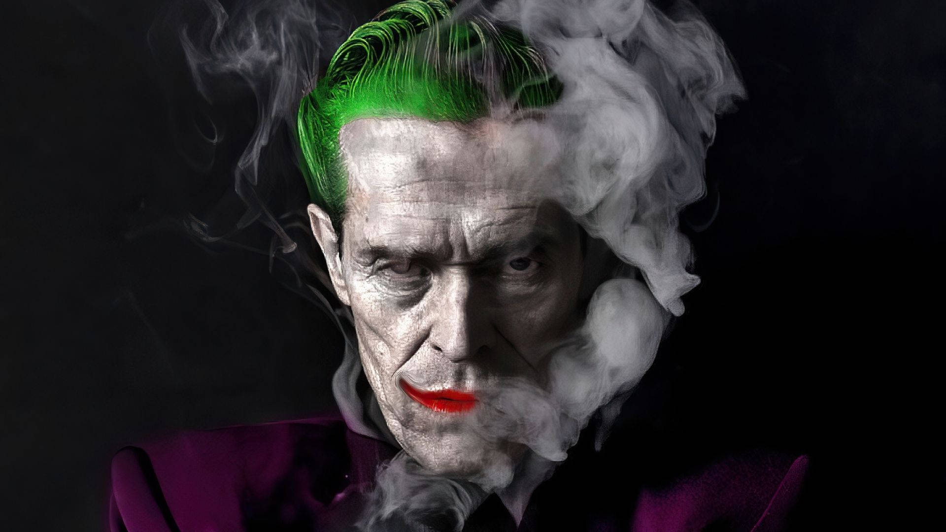 Willem Dafoe Smoking Joker Wallpaper