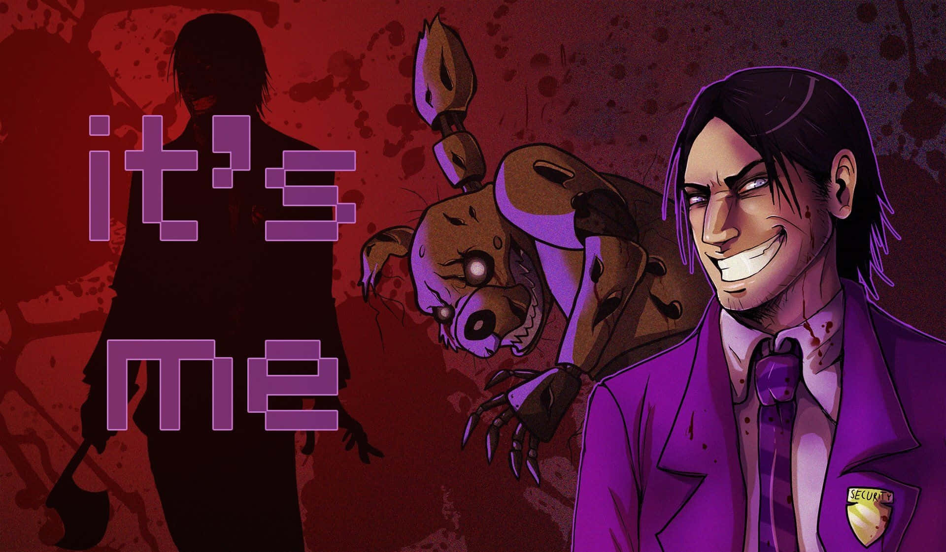 William Afton Five Nights At Freddy's Burntrap Wallpaper