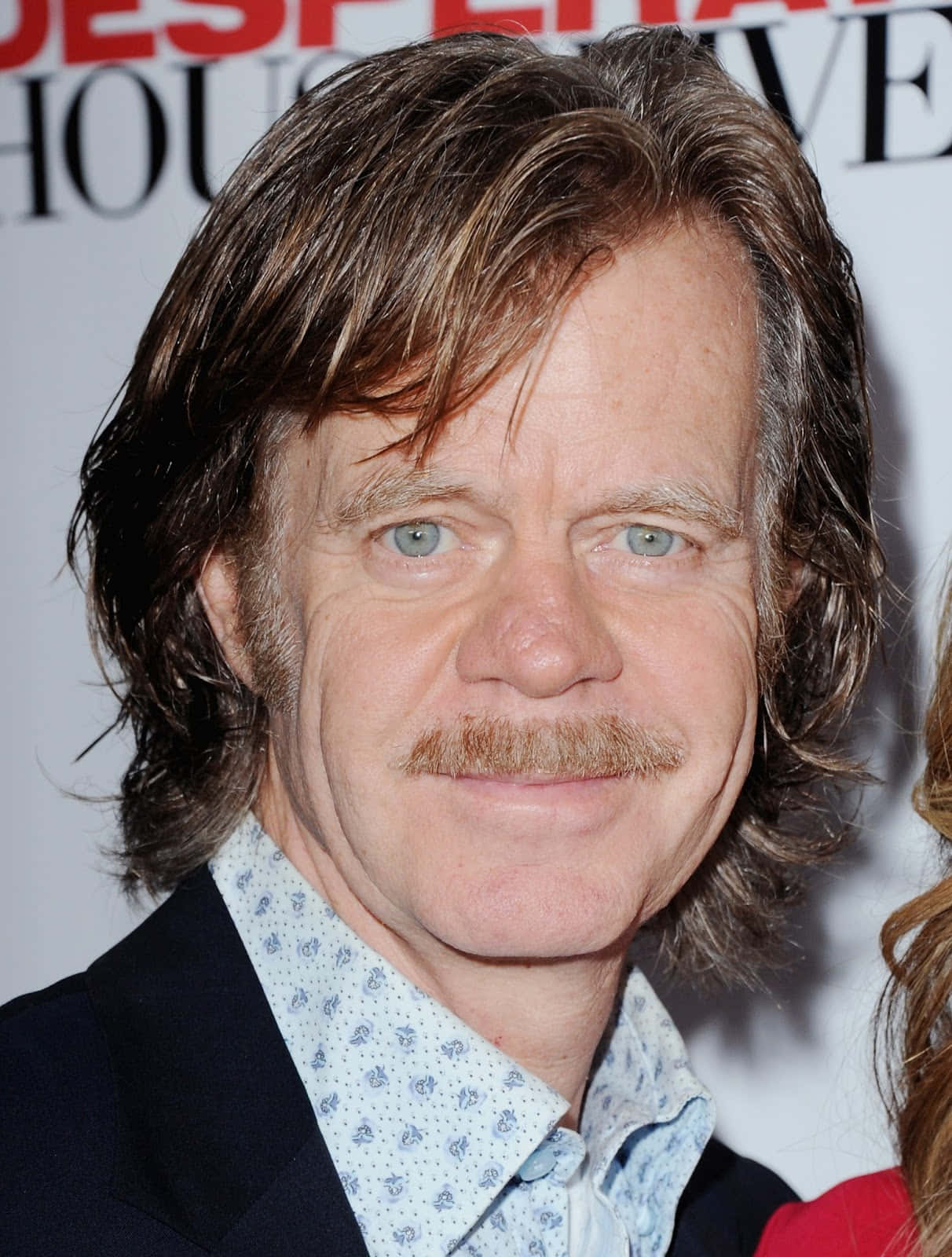 Award-winning actor William H. Macy posing for a photograph Wallpaper