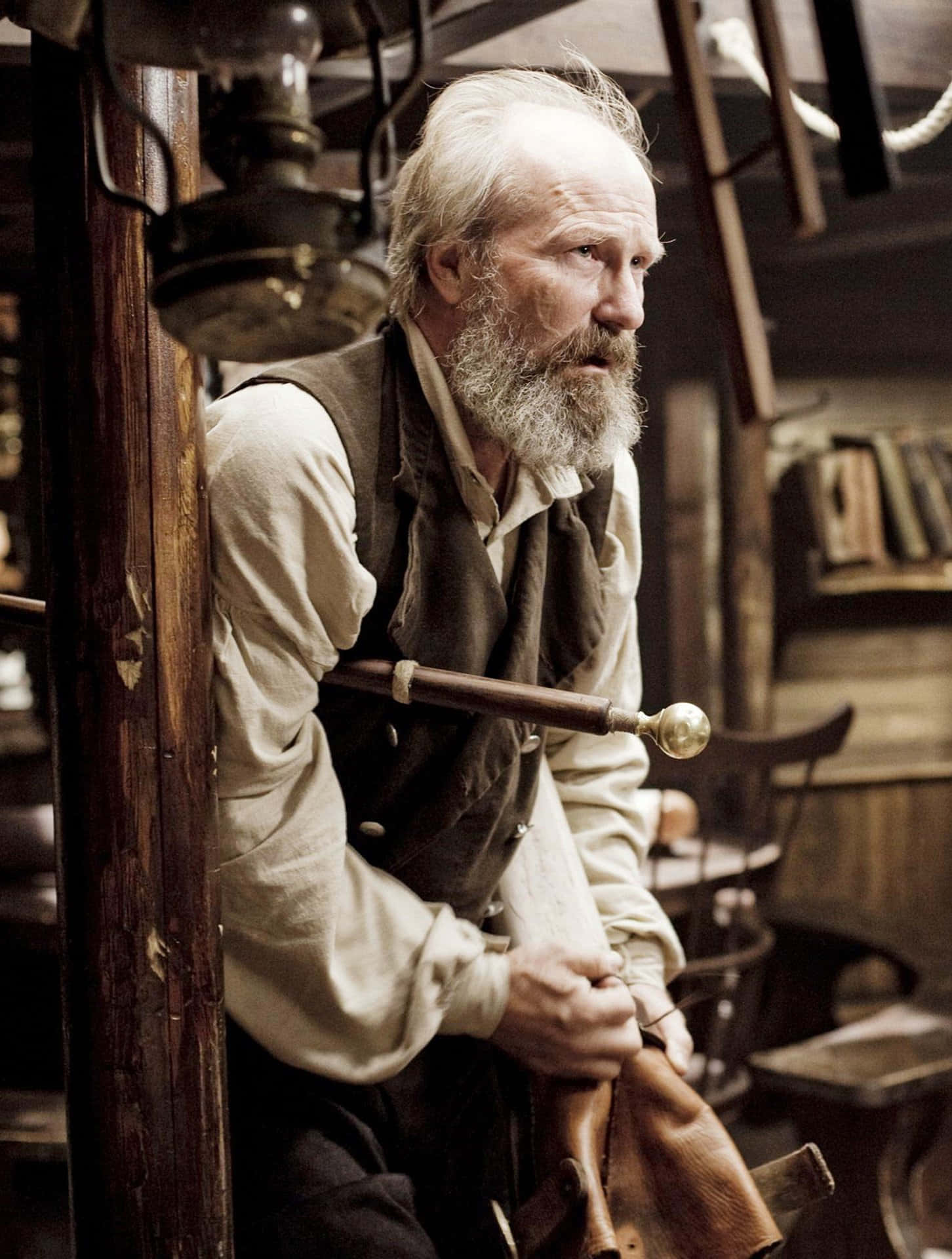 William Hurt posing for a portrait Wallpaper