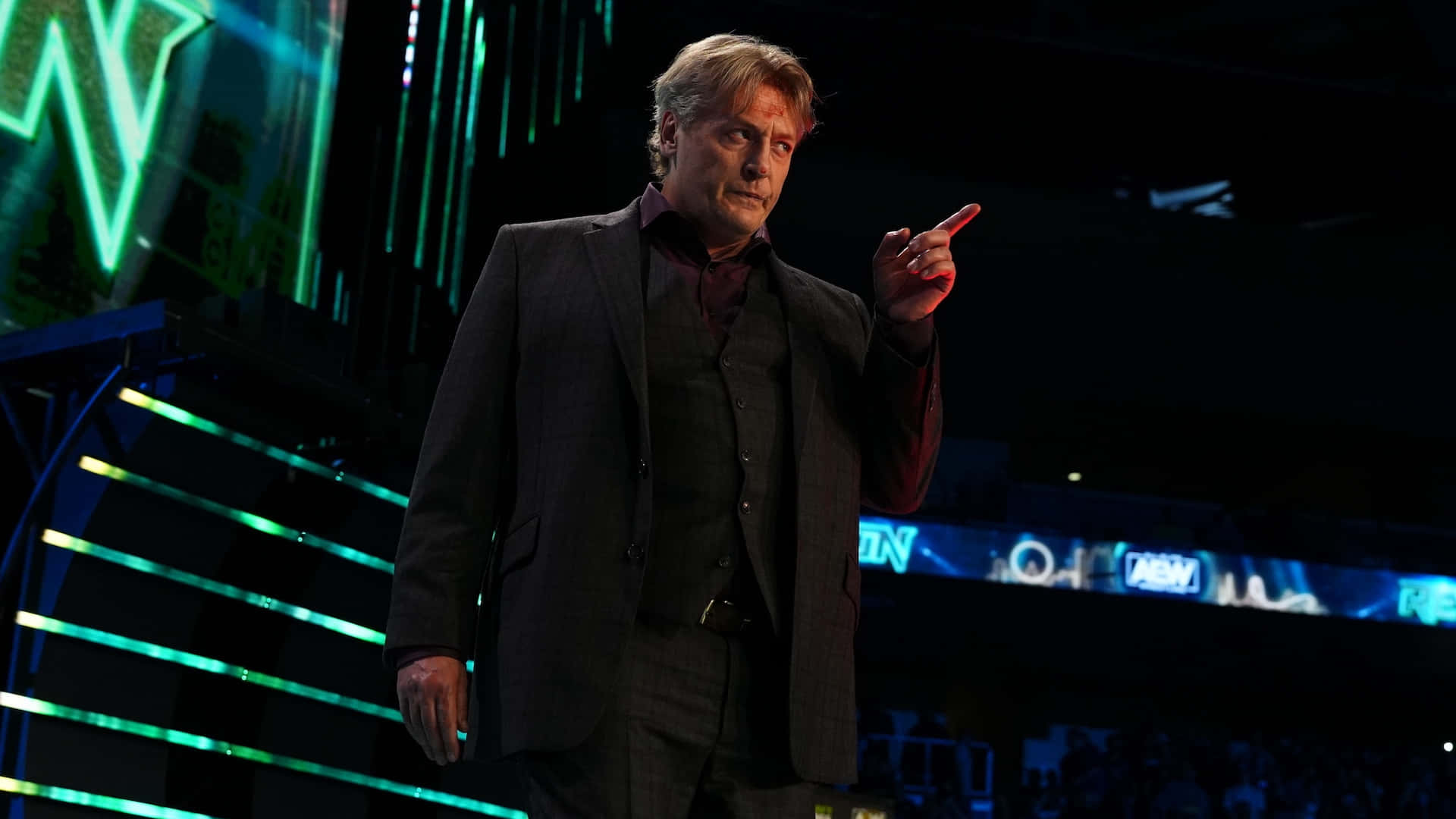 William Regal Angry Point WWE Photo Wallpaper