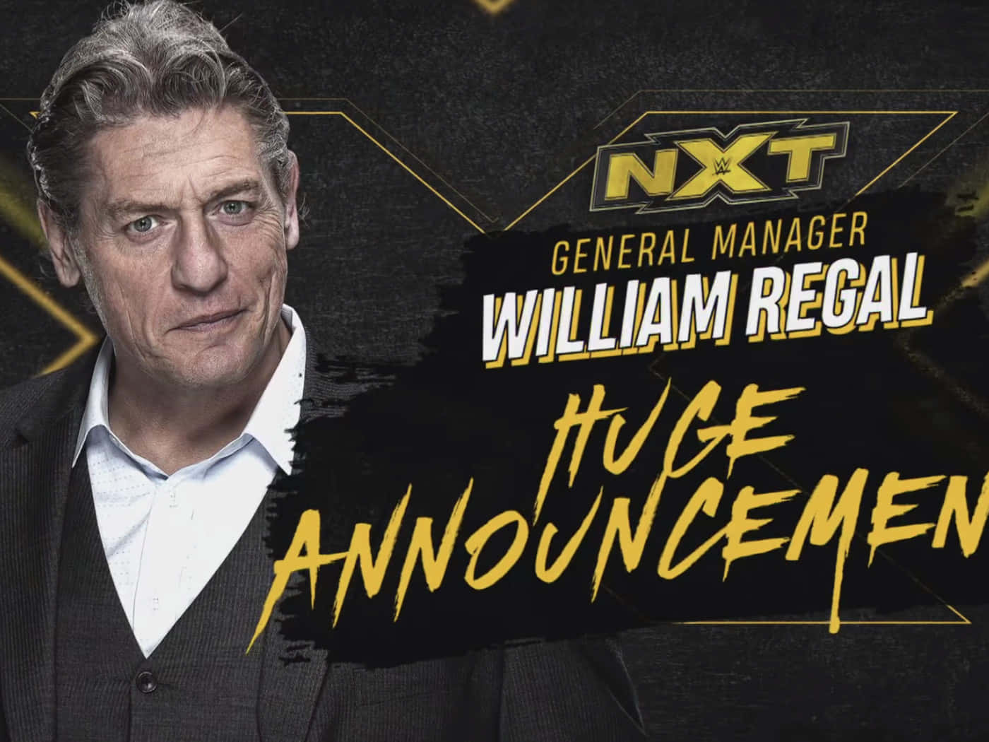 William Regal WWE NXT General Manager Digital Art Wallpaper