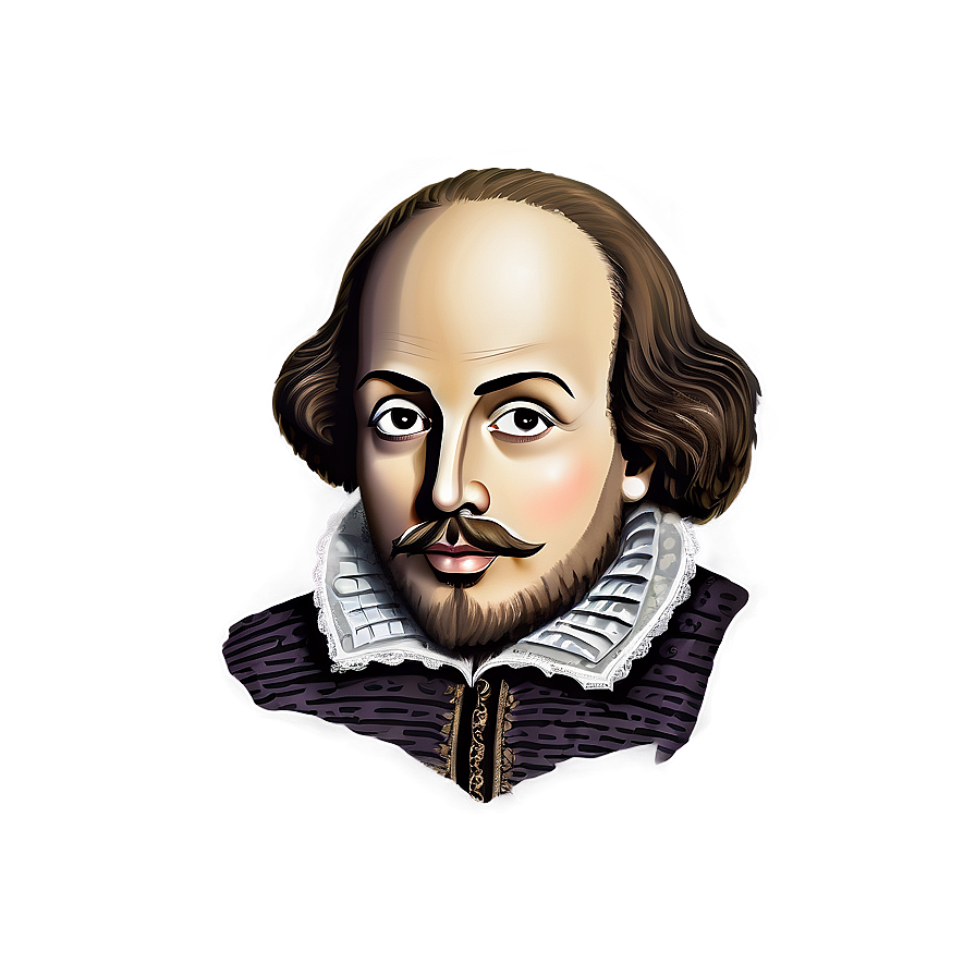 William Shakespeare Illustration Png 50 PNG