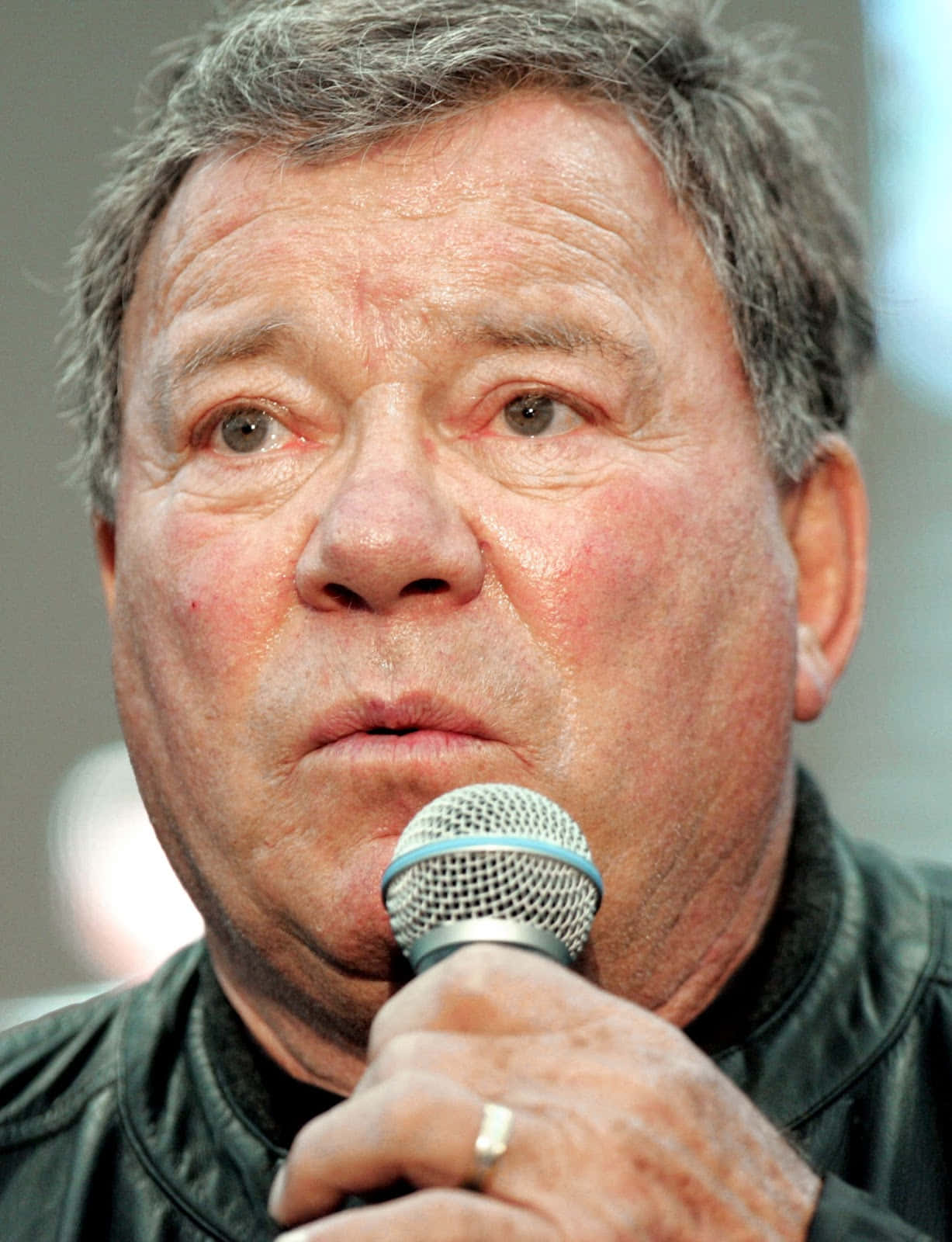 William Shatner Smiling at an Event Wallpaper