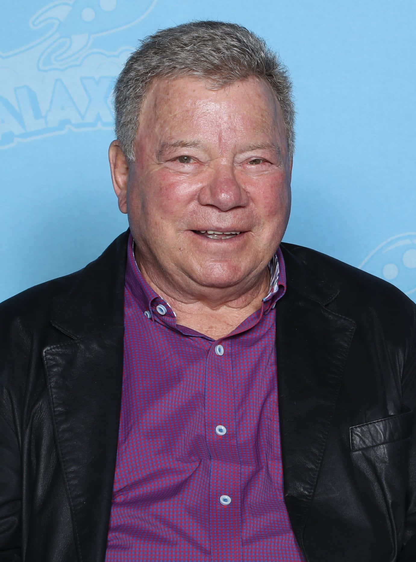 Legendary actor William Shatner in a thoughtful pose Wallpaper