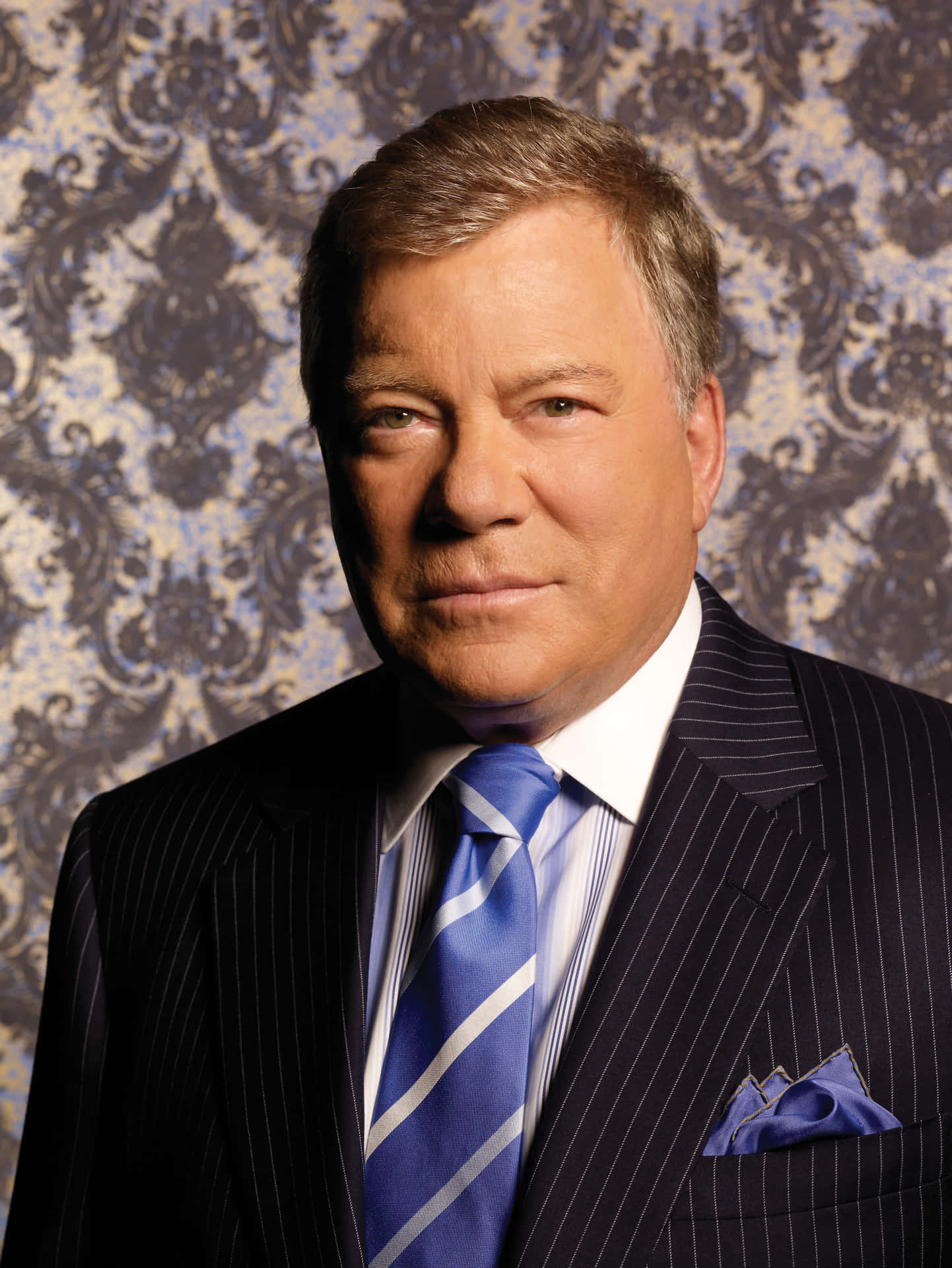 William Shatner Poses for a Professional Portrait Wallpaper
