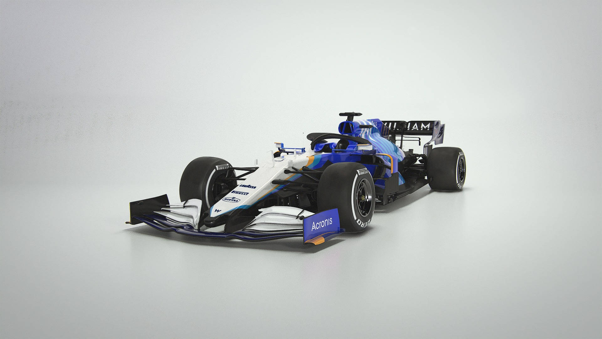 Williams Blue Sports Car Wallpaper