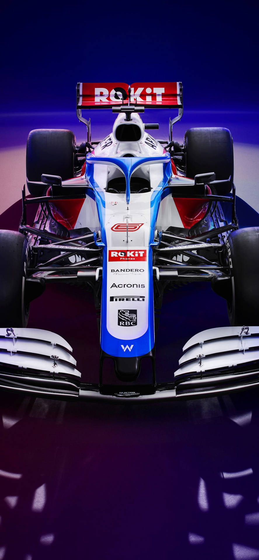 Williams Car With Red Wing Wallpaper