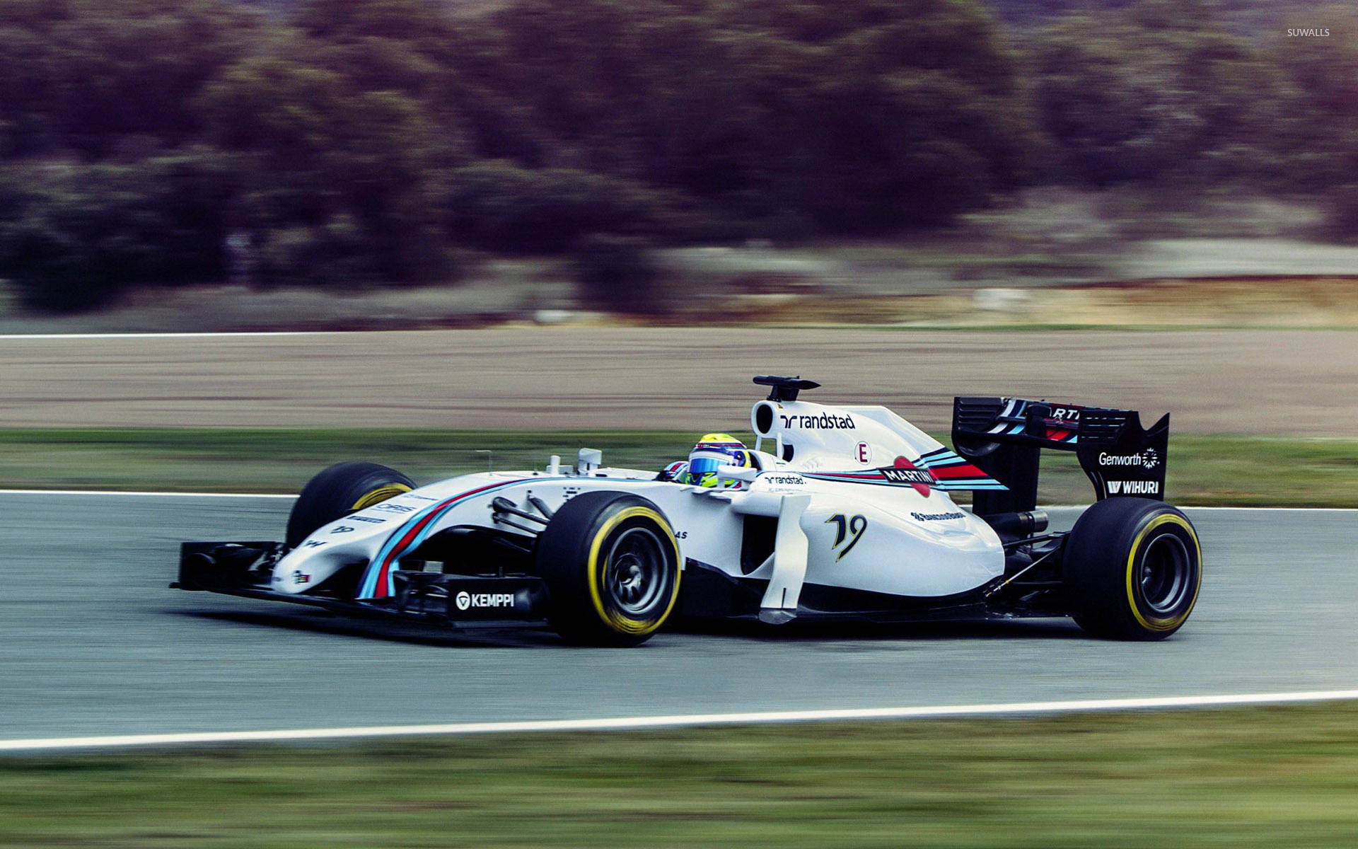 Williams Sports Car In Action Wallpaper
