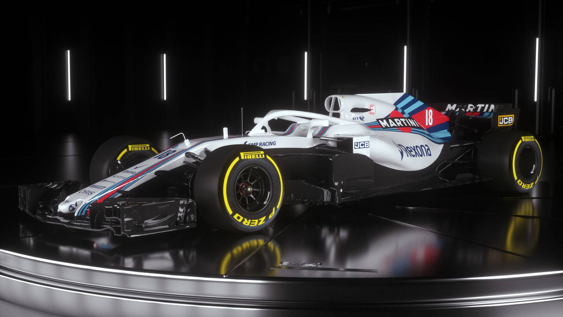 Williams With Black And Yellow Tires Wallpaper