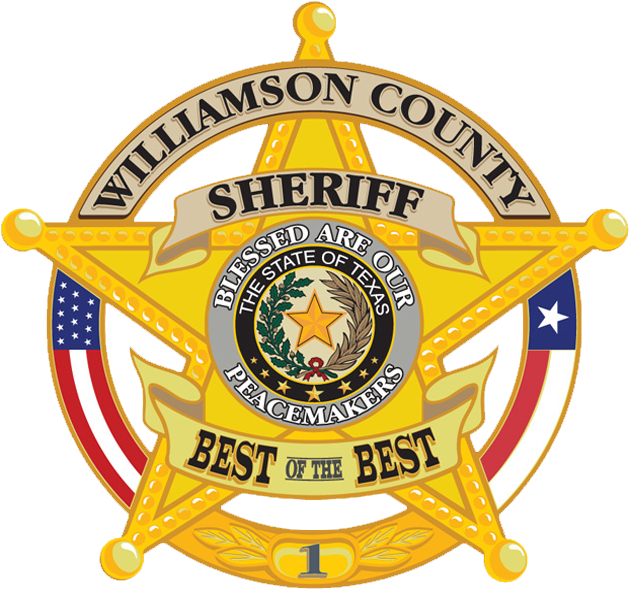 Williamson County Sheriff Badge Texas PNG