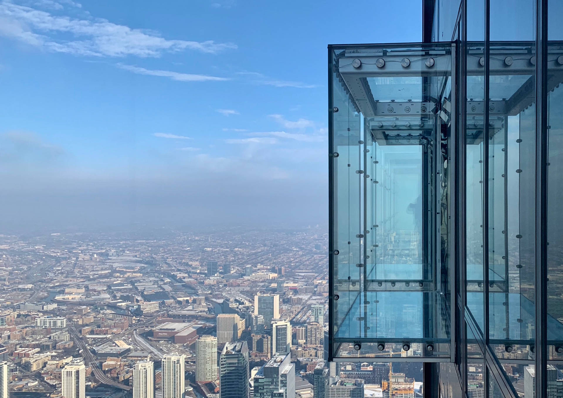 Willis Tower Glass Observation Deck Wallpaper