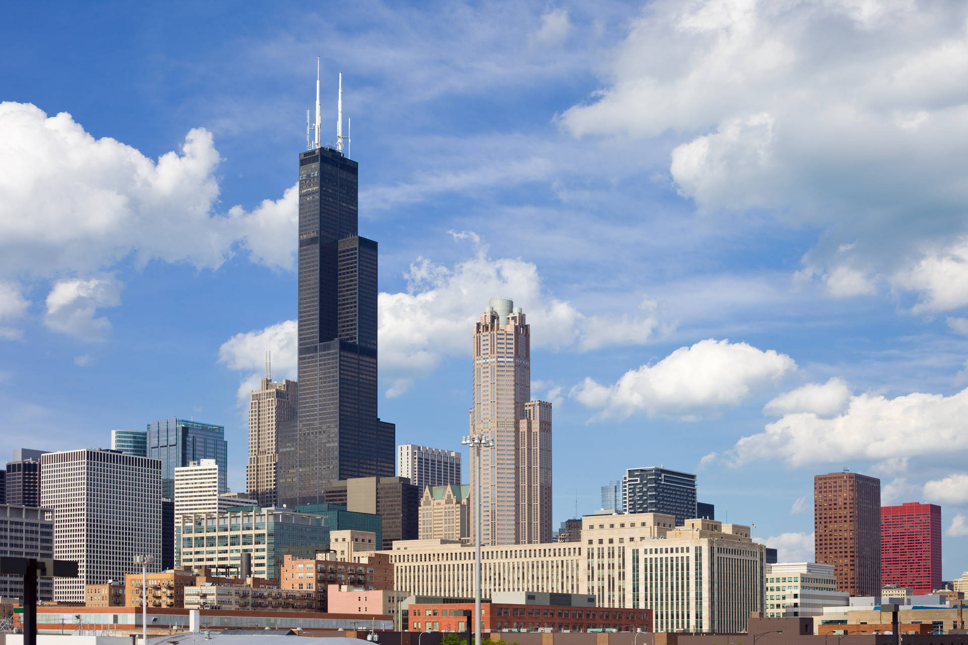 Willis Tower In The United States Background