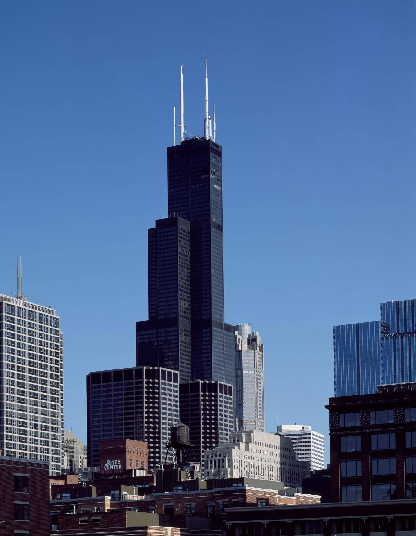 Willis Tower Observation Skydeck Chicago Wallpaper