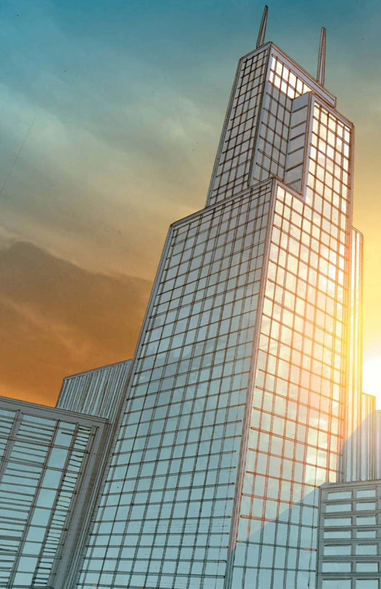 Willis Tower Skyscraper Marvel Cinematic Wallpaper
