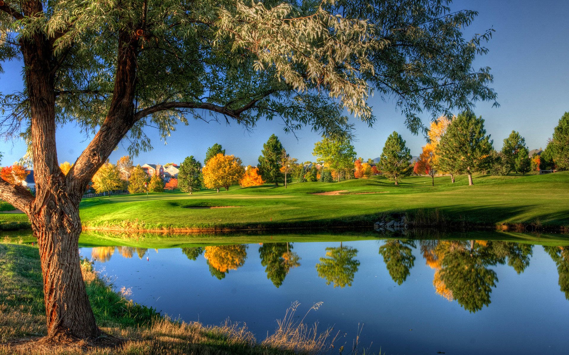 Willow Crest Golf Course Desktop Wallpaper