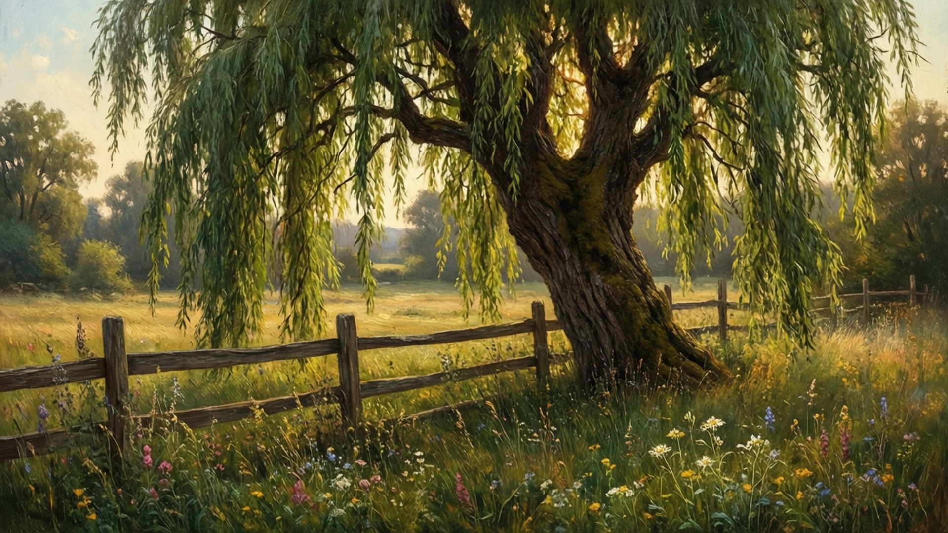Willow Meadow Memory Wallpapers