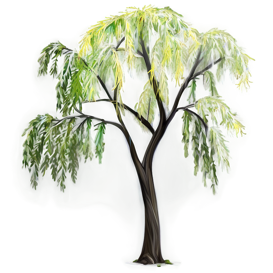 Willow Tree Line Art Png Vtk3 PNG