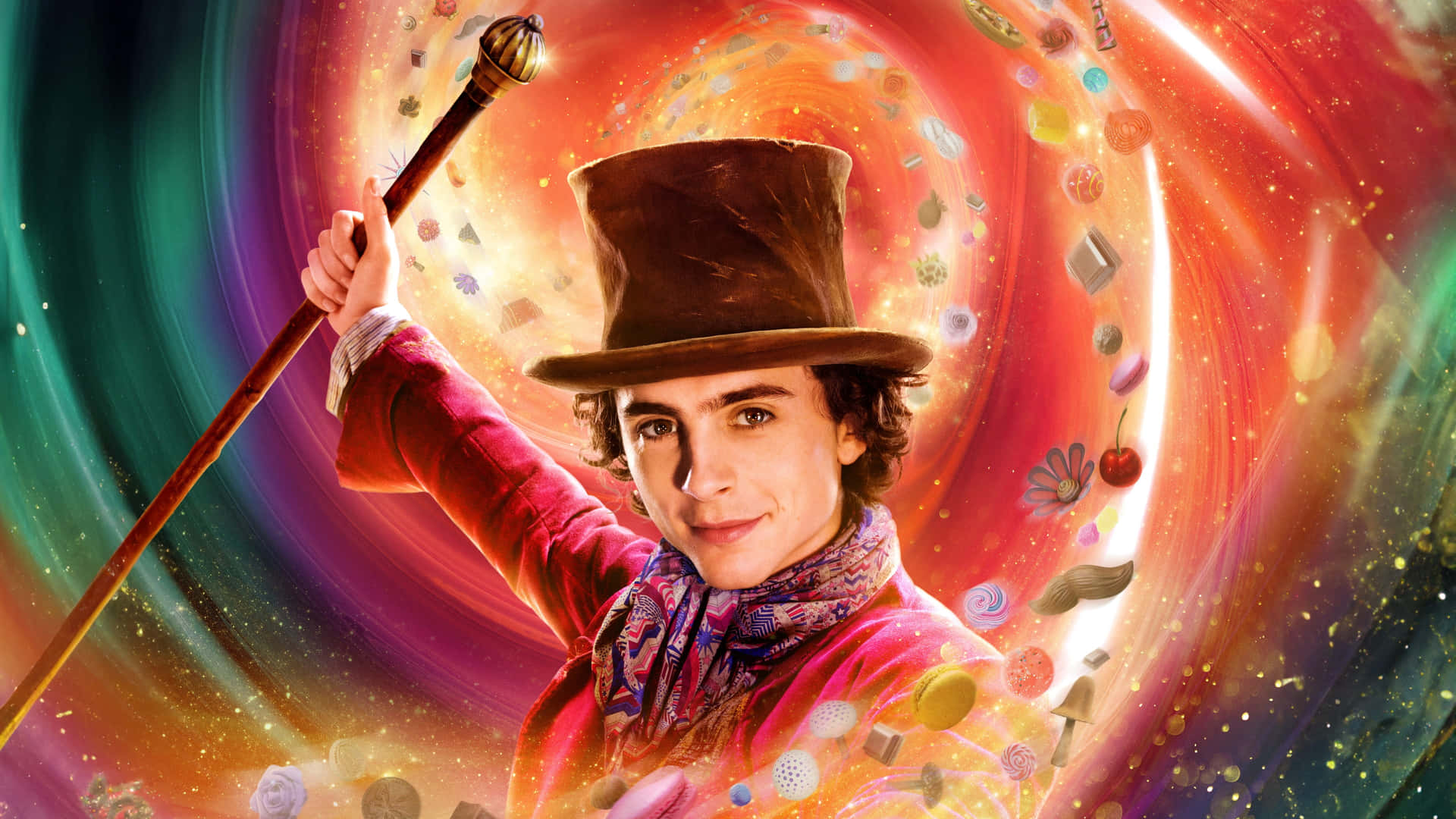 Willy Wonka Candy Universe Wallpaper