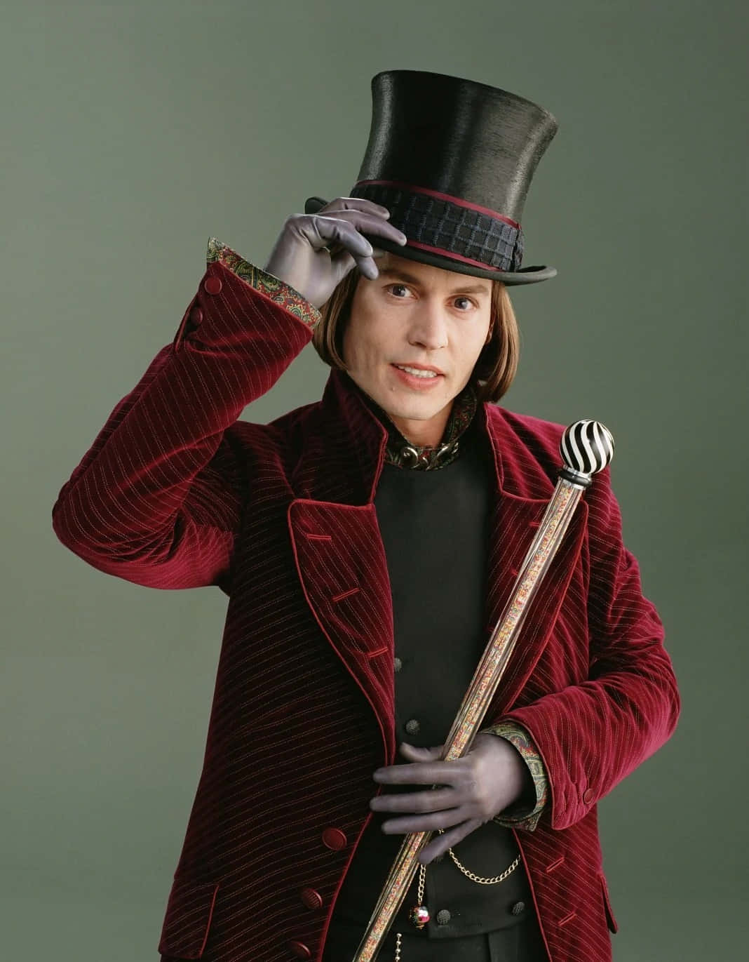 "A Classic Picture of Willy Wonka"