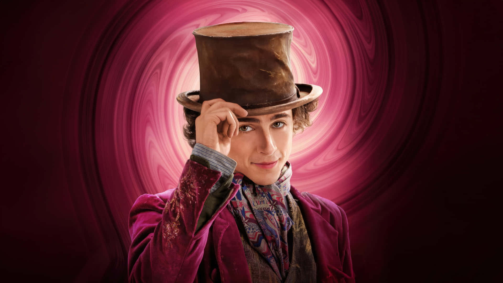 Willy Wonka Tipping Hat Wallpaper