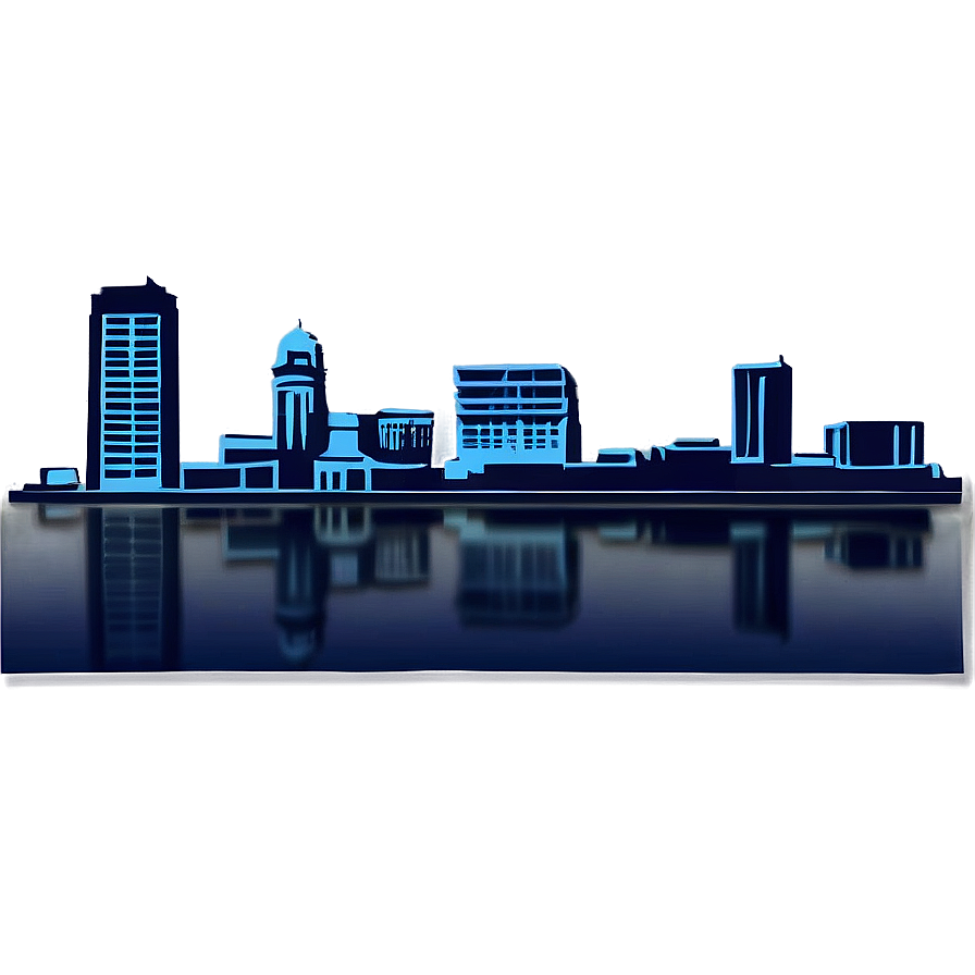 Wilmington Delaware Skyline Png Mmr18 PNG