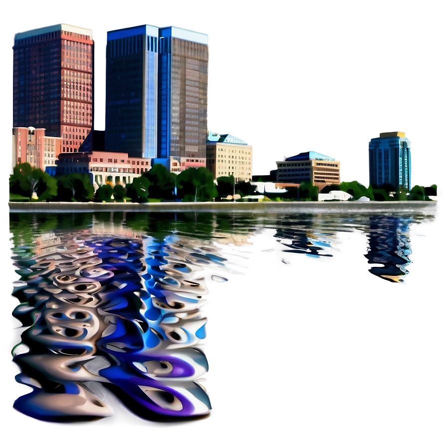 Wilmington Delaware Skyline Png Pvu69 PNG