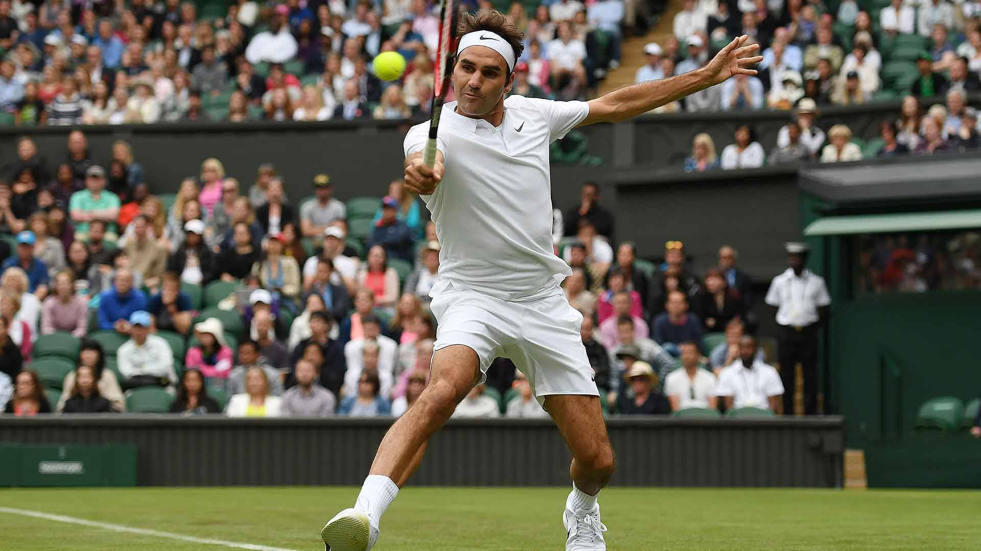 Wimbledon Champion Roger All-White Wallpaper
