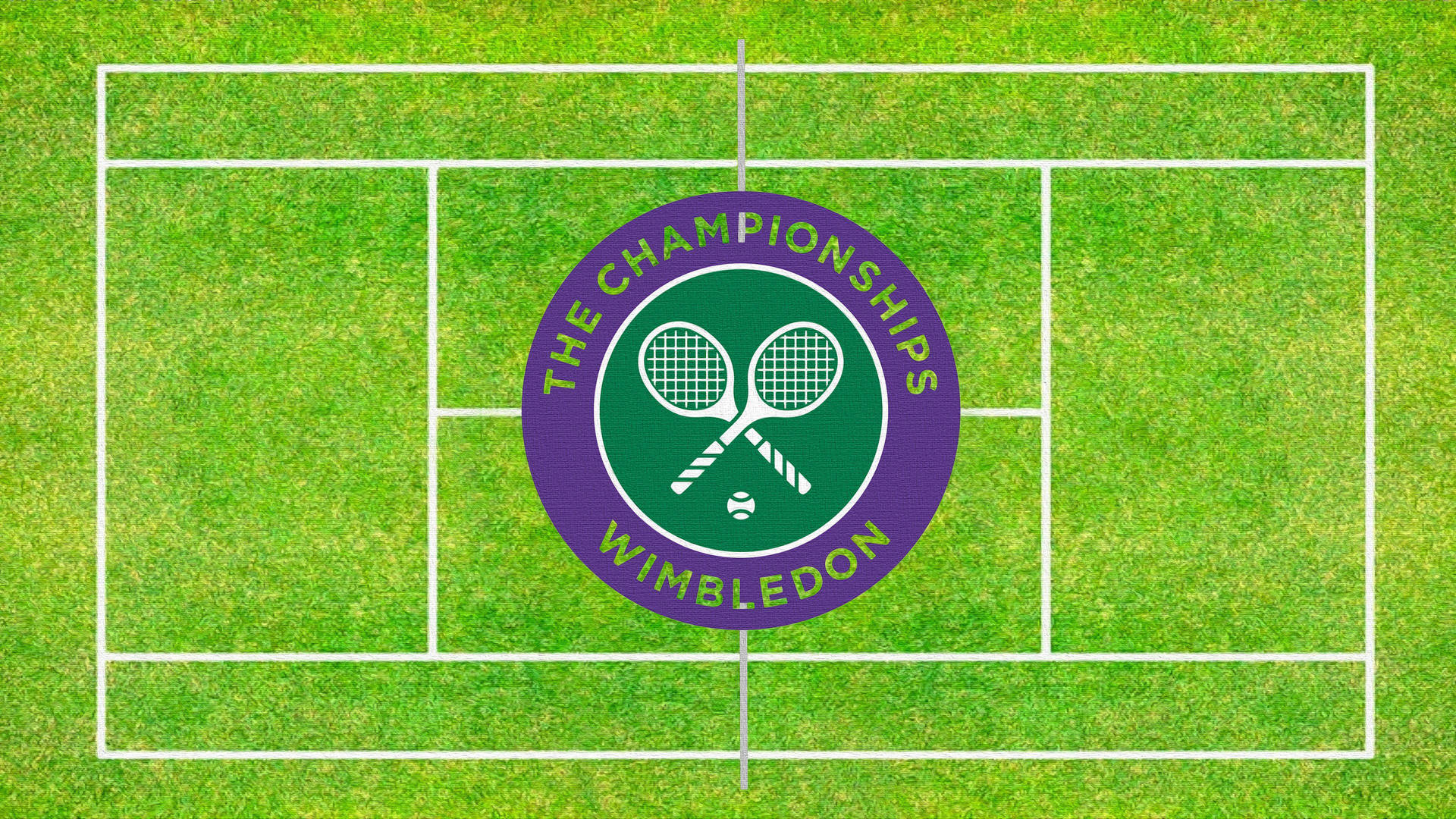 Logotipodel Campeonato De Wimbledon. Fondo de pantalla