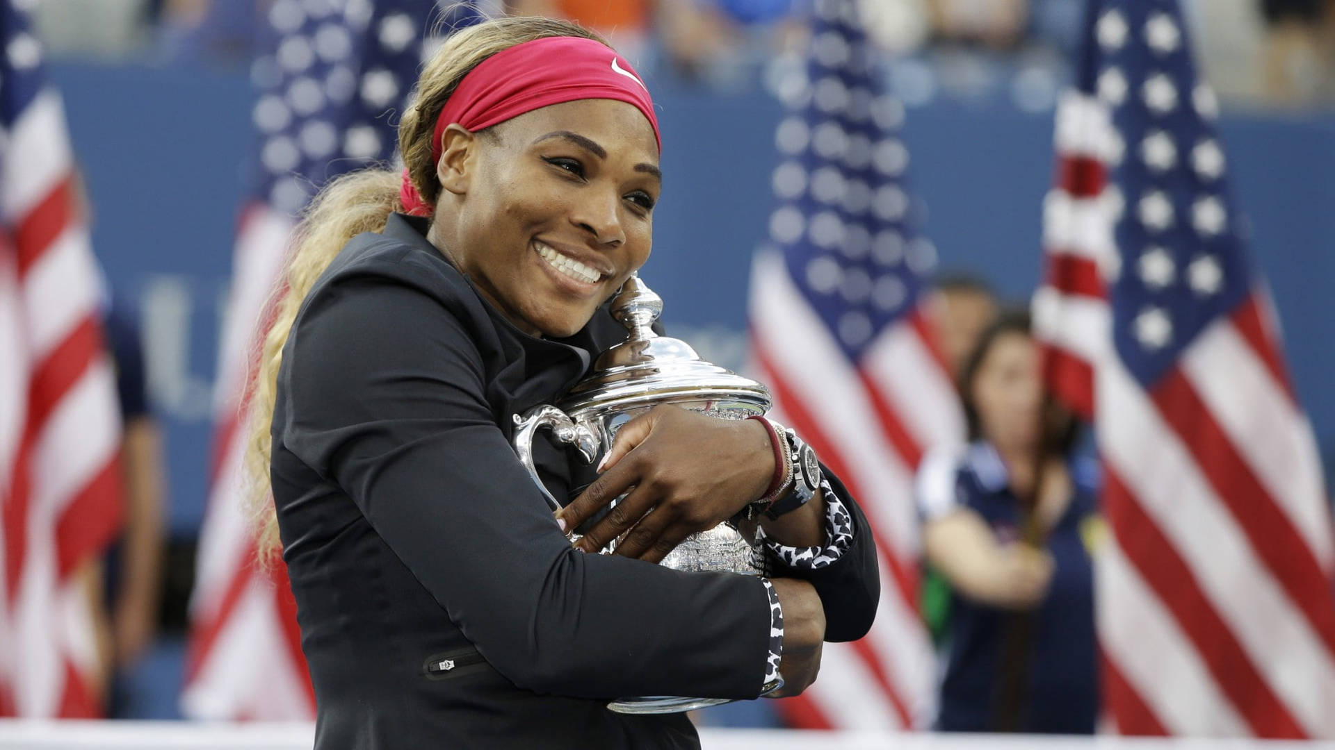 Campeãdo Grand Slam De Wimbledon Serena Williams Papel de Parede