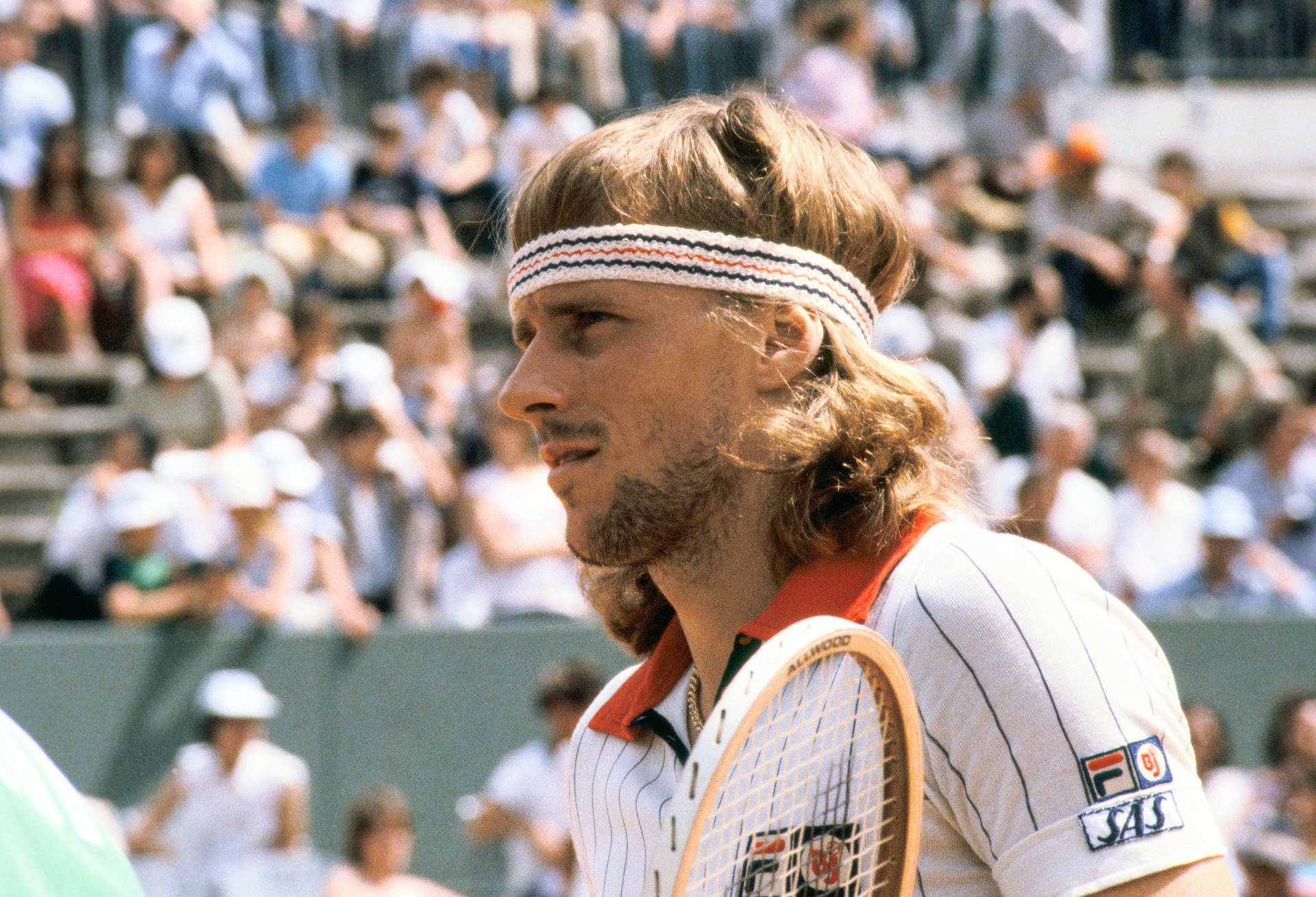 Wimbledonsemifinali Uomini Björn Borg Sfondo