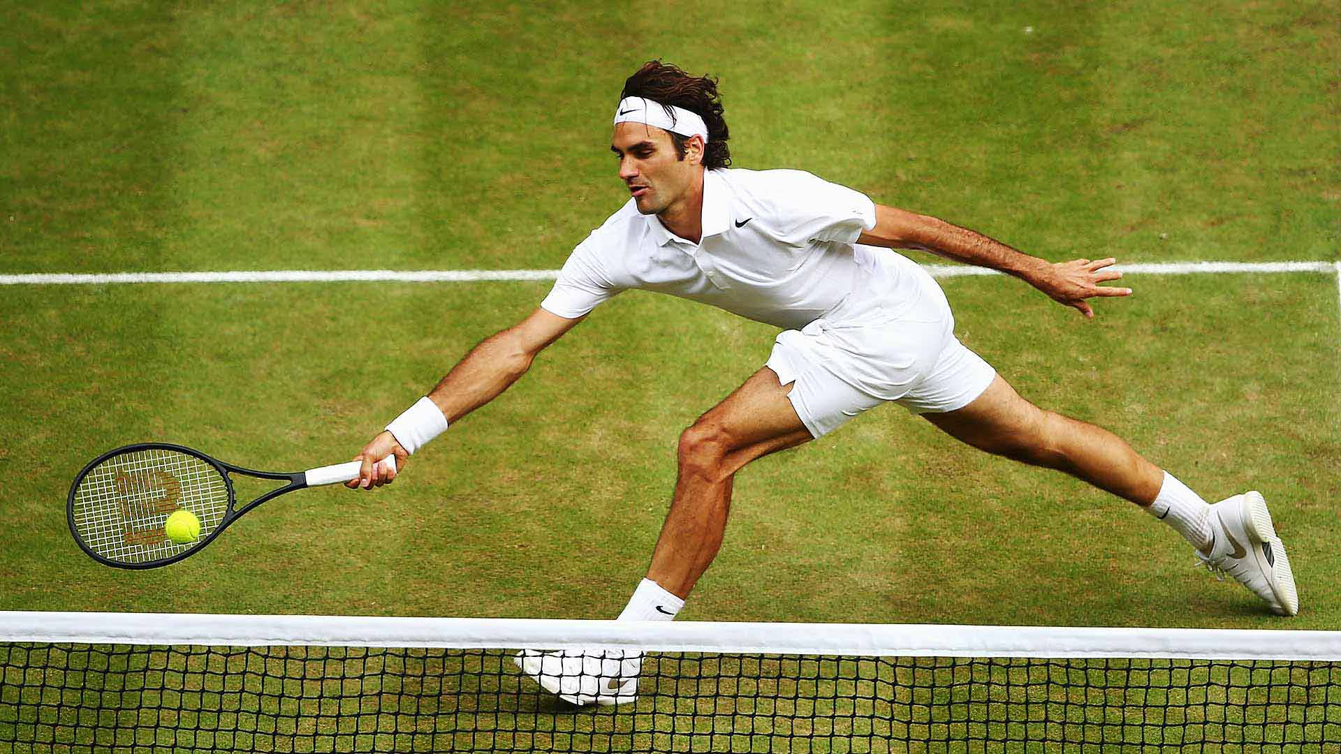 Superestrelladel Tenis De Wimbledon, Roger. Fondo de pantalla