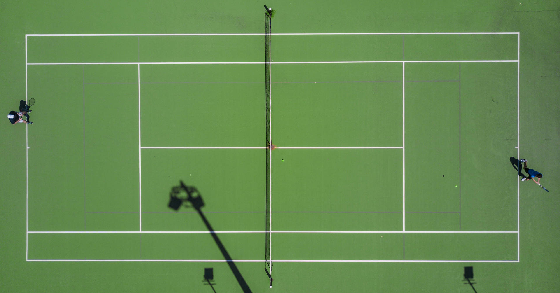 Wimbledonfoto Mit Top-luftbildansicht Wallpaper