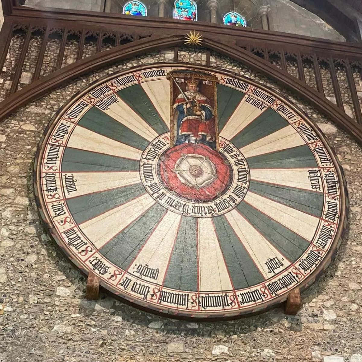 Winchester Round Table Arthurian Legend Wallpaper
