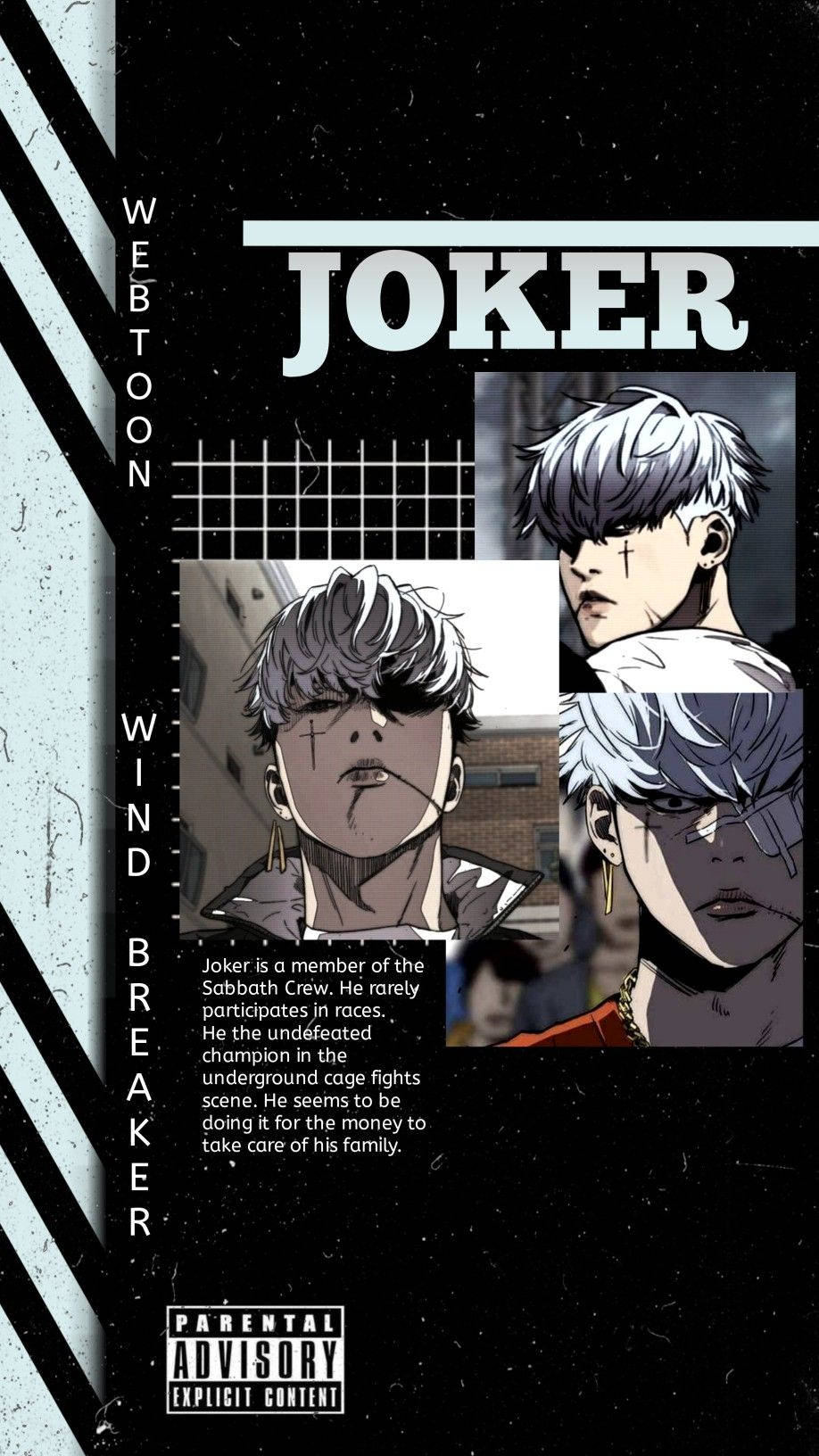 Wind Breaker Joker Character Poster