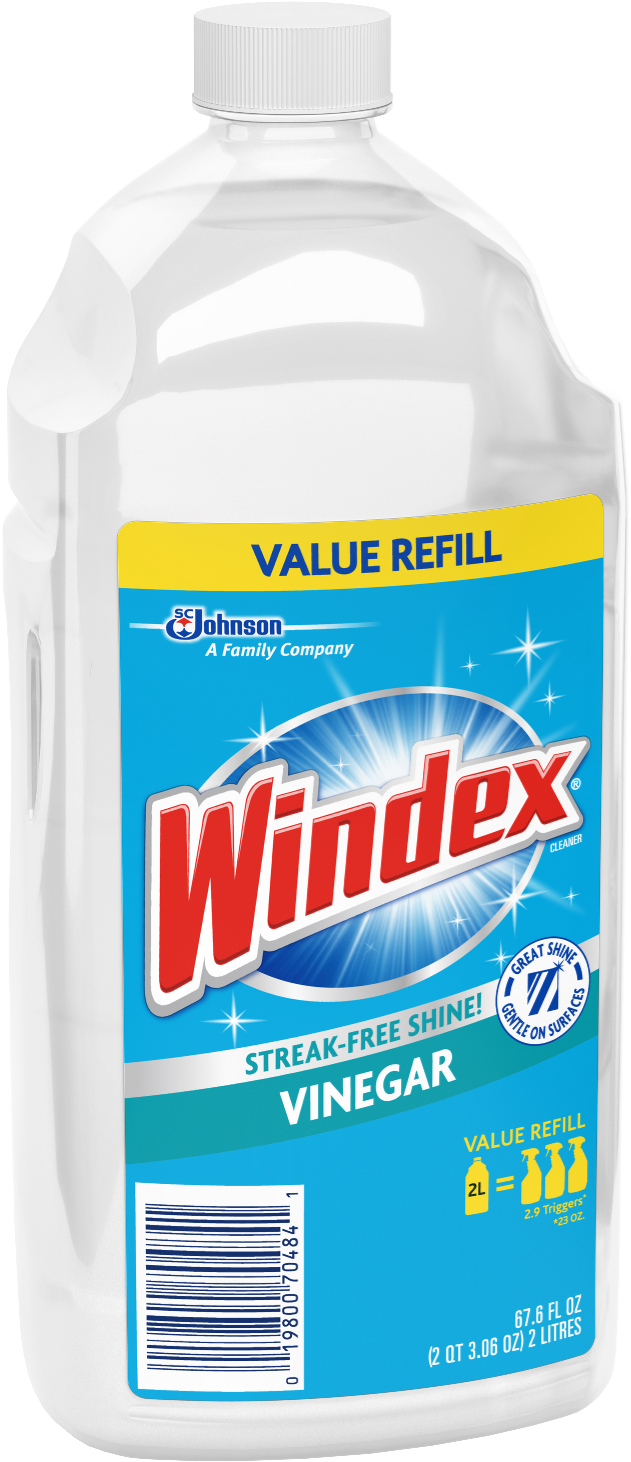 Windex Vinegar Cleaner Refill Bottle PNG
